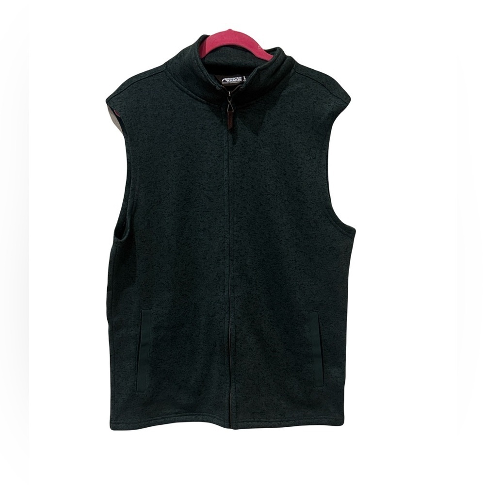 Mountain Khakis dark green sweater vest, large
